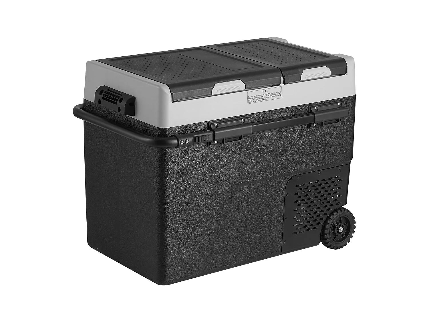 Réfrigérateur Portable SucceBuy, 58 L, Double Zone, Réfrigérateur Congélateur pour la Maison, l'Extérieur, le Camping, le Camping-Car