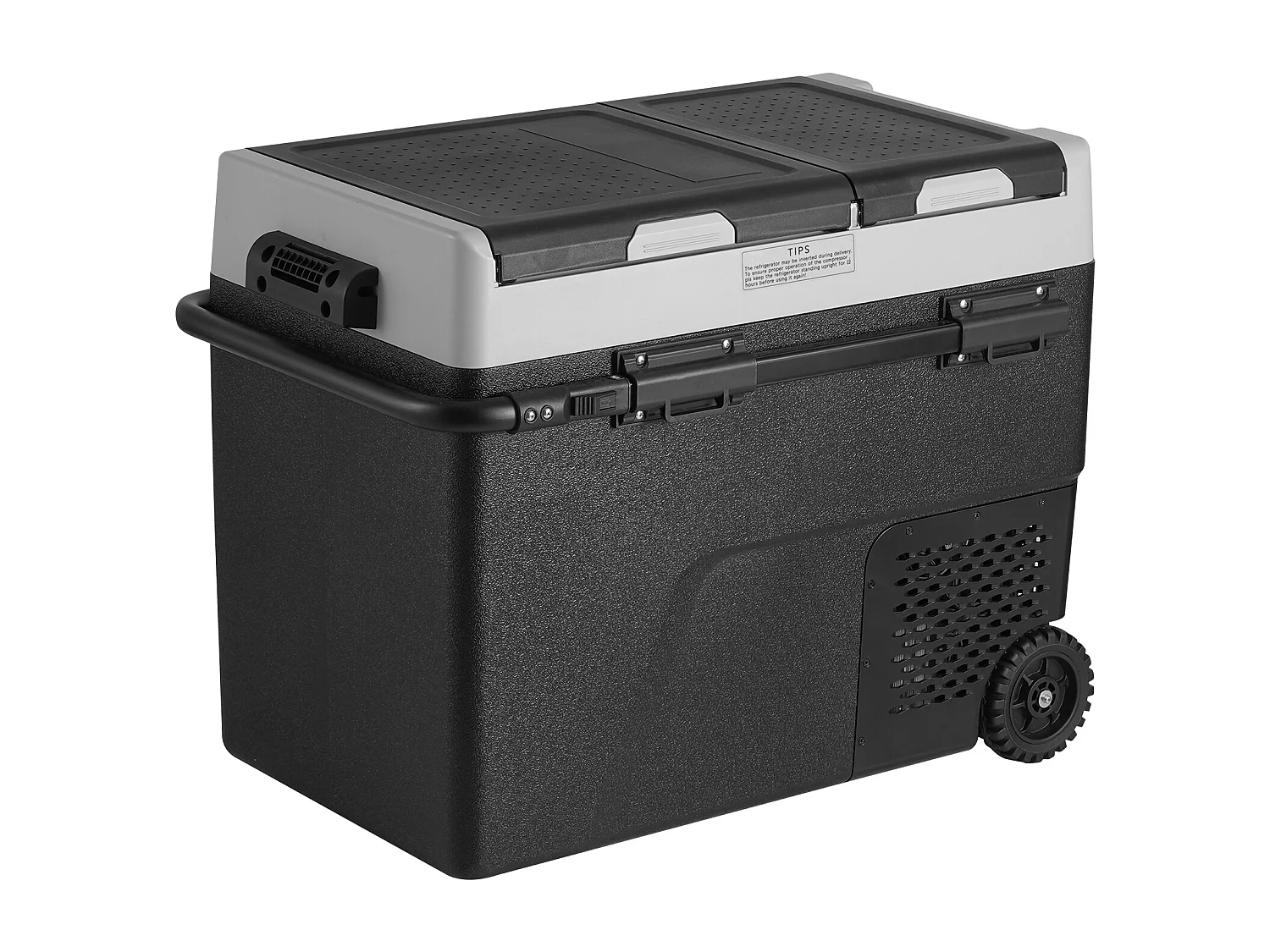 Réfrigérateur Portable SucceBuy, 58 L, Double Zone, Réfrigérateur Congélateur pour la Maison, l'Extérieur, le Camping, le Camping-Car