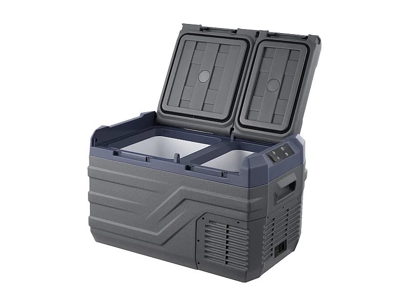 Portabler Kühlschrank SucceBuy, 25 L, Autokühlschrank für Outdoor-Abenteuer, Doppelte Zone für Auto und Haus