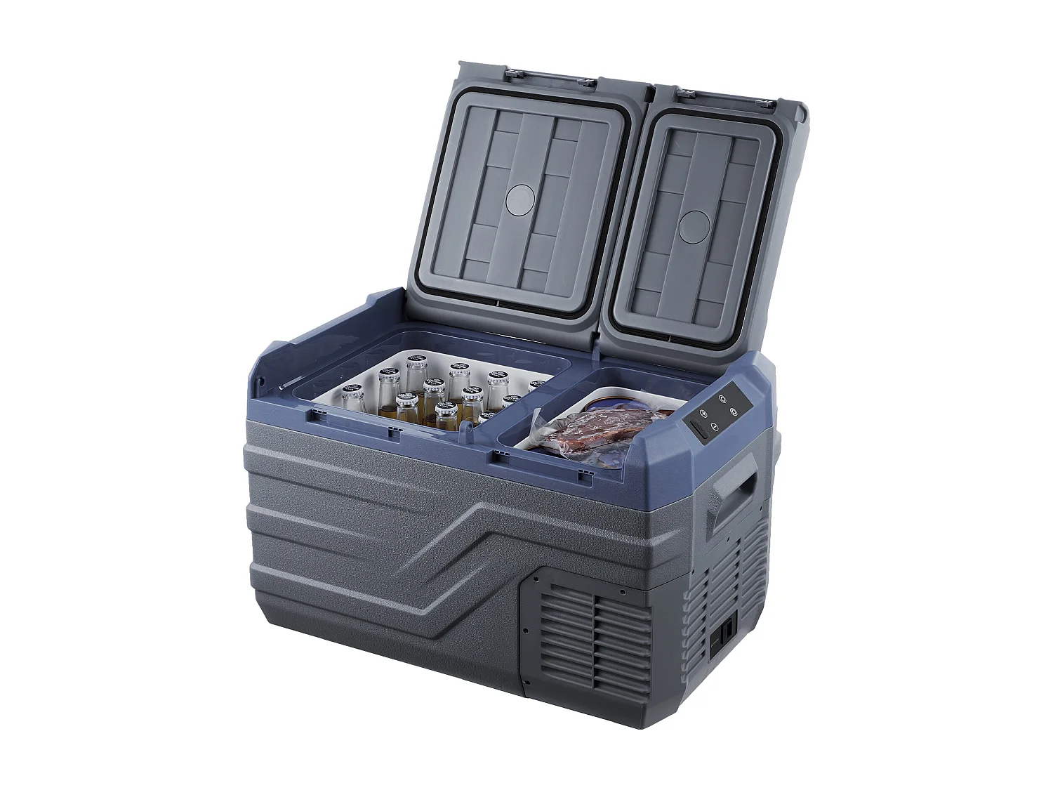 Réfrigérateur Portable SucceBuy, 25 L, Réfrigérateur de Voiture pour Aventures en Plein Air, Double Zone pour Voiture et Maison