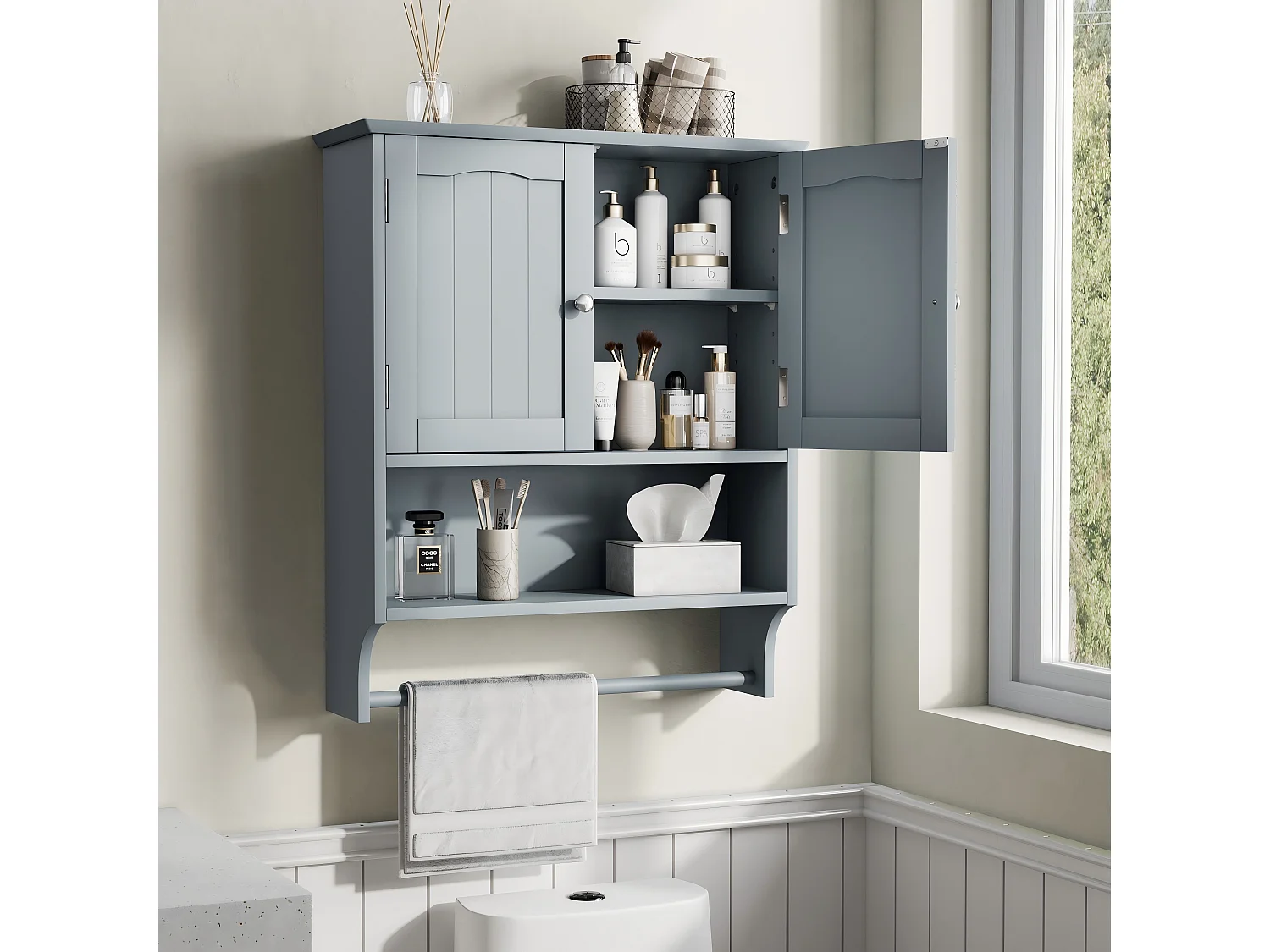 Armoire murale de salle de bain,étagère murale de meuble de salle de bain