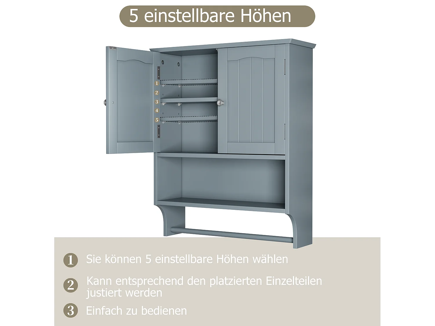 Armoire murale de salle de bain,étagère murale de meuble de salle de bain