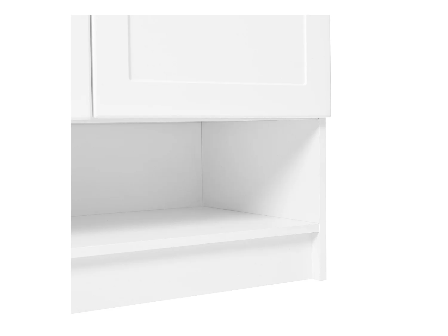 Moderner Schuhschrank mit verstellbaren Einlegeböden, goldenen Griffen, Schuhschrank