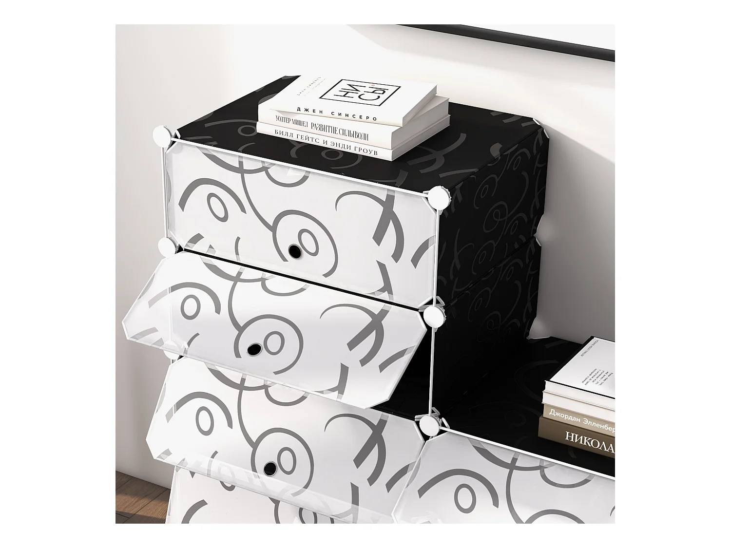 DIY-Schuhschrank, modulares Schuhregal, Umkleidekabine, 16 Fächer