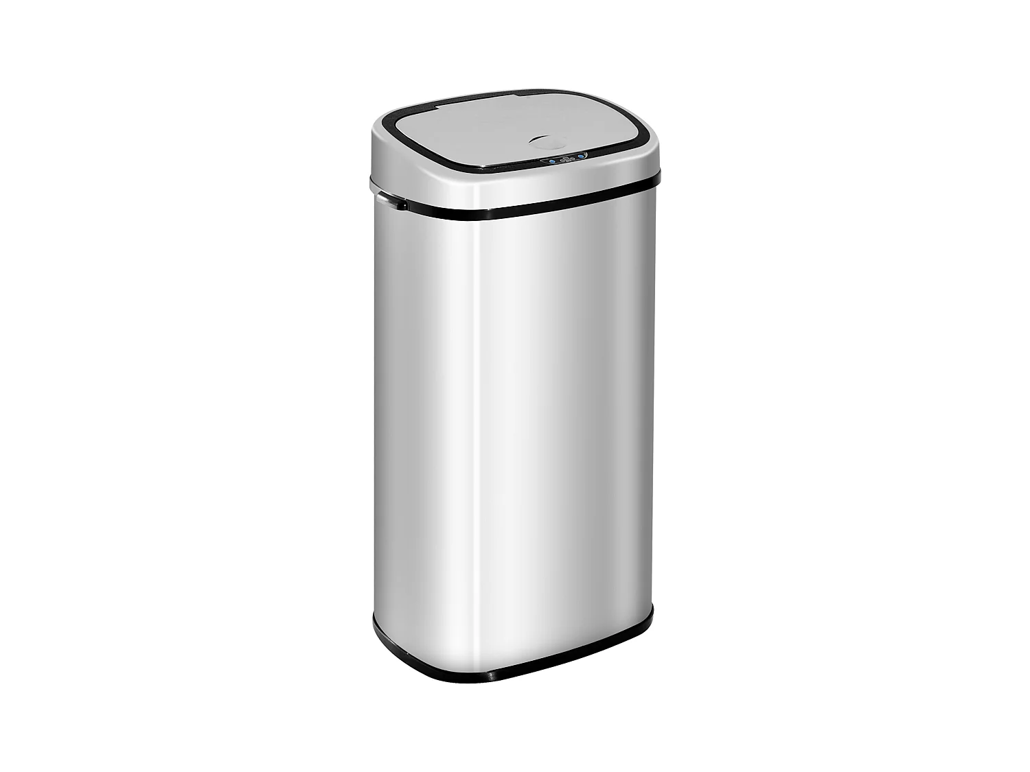 Automatischer Sensor-Mülleimer, Küche, Edelstahl, silber, 68 l