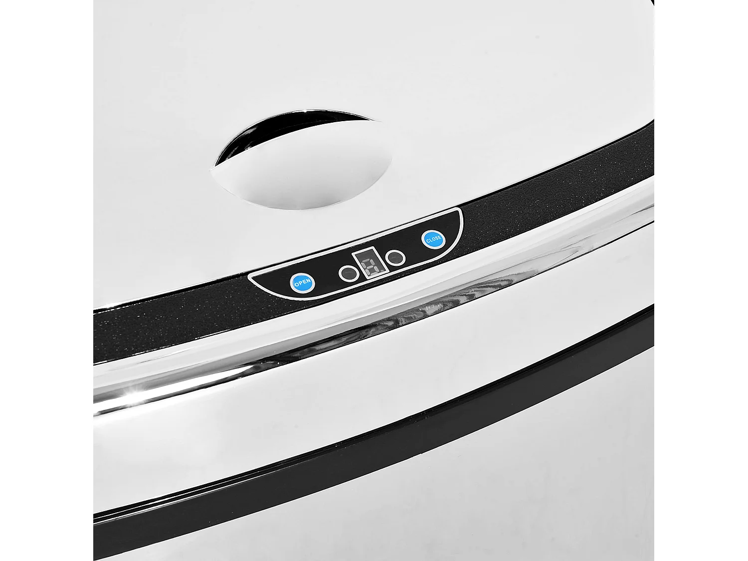 Papeleira Automática com Sensor, Cozinha, Aço Inoxidável, Prateado, 68 L