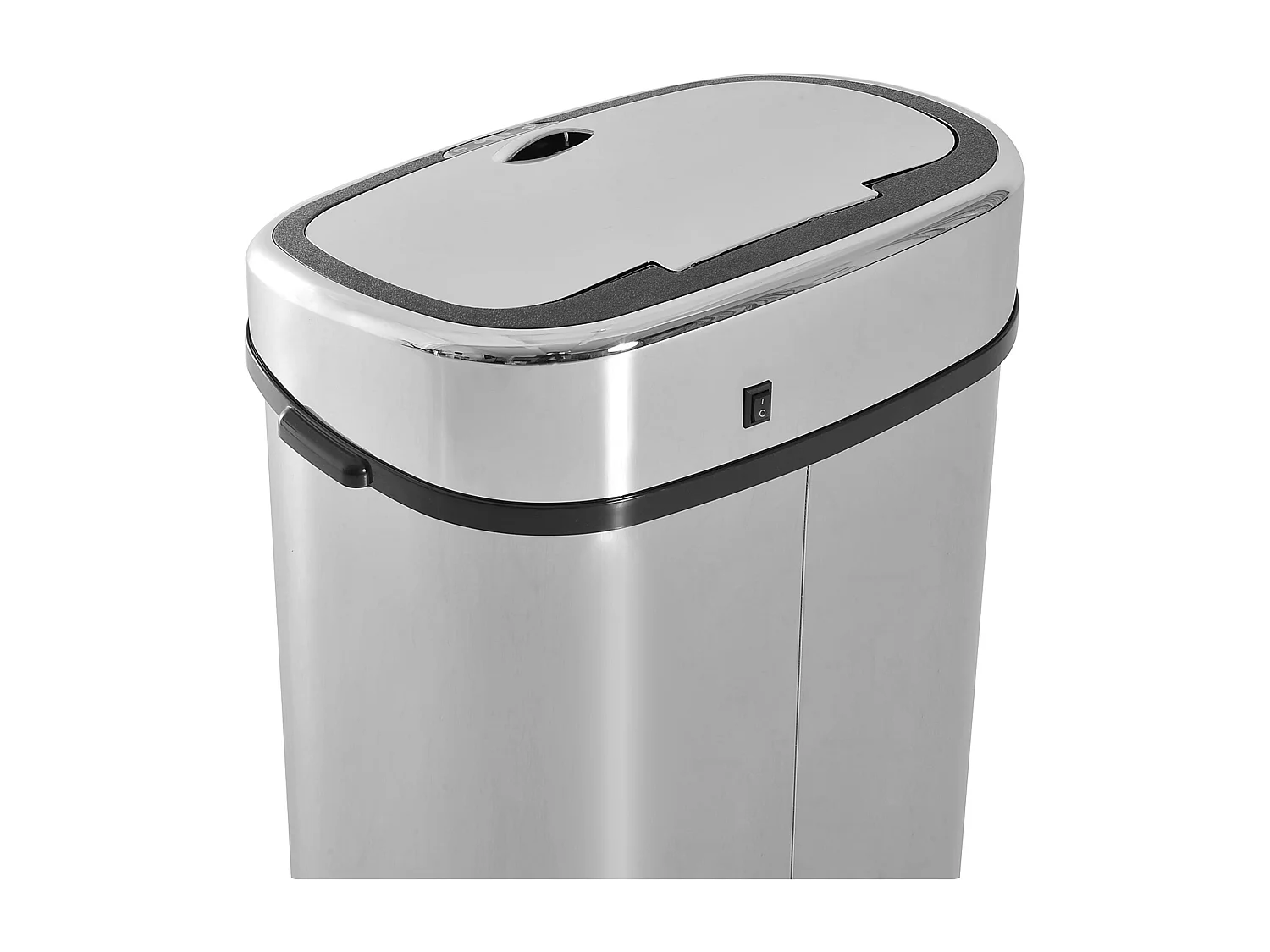 Papeleira Automática com Sensor, Cozinha, Aço Inoxidável, Prateado, 68 L