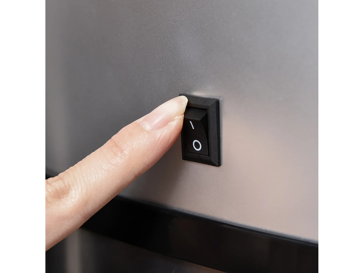 Papeleira Automática com Sensor de 58 L e Sensor Infravermelhos, Aço Inoxidável Prateado, C40 x L28 x A68 cm