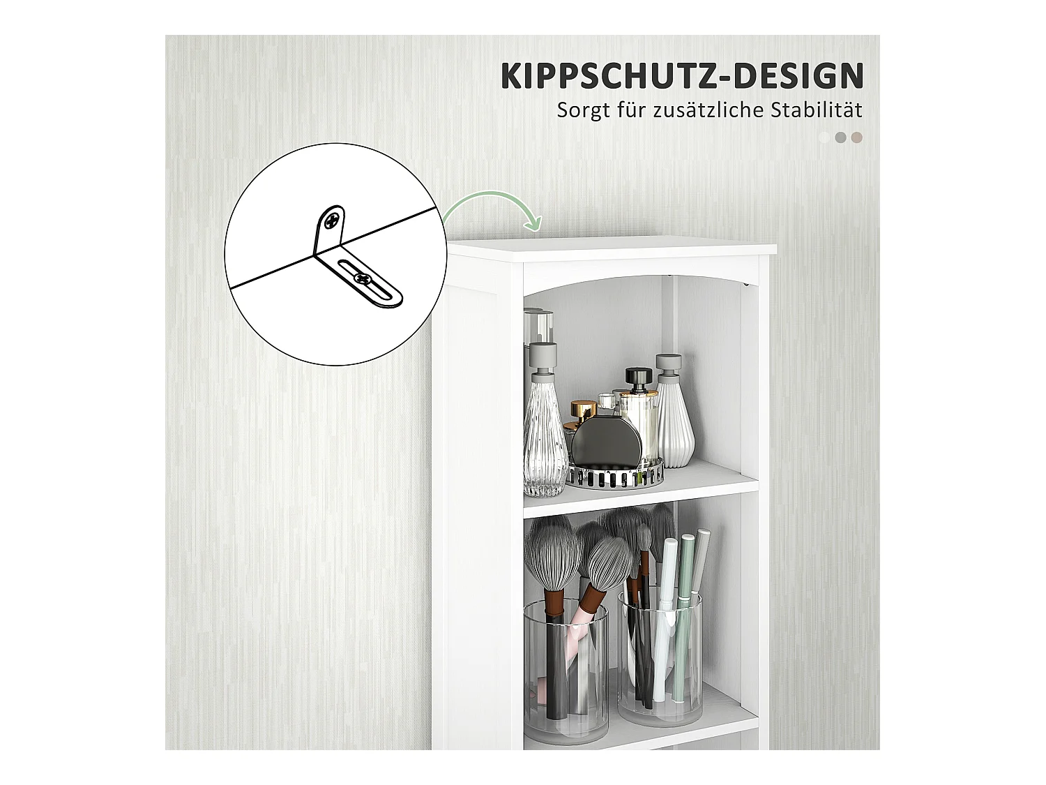 Meuble de salle de bain,meuble haut avec 3 étagères,1 tiroir,meuble de salle de bain