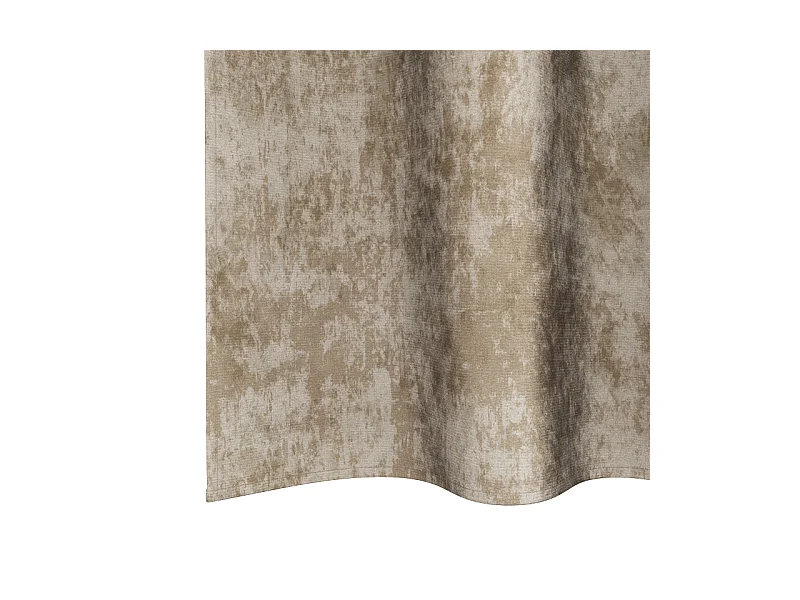 Cortinas de Veludo Elegantes com Ilhós em Champagne - 2 Peças 225x140 cm