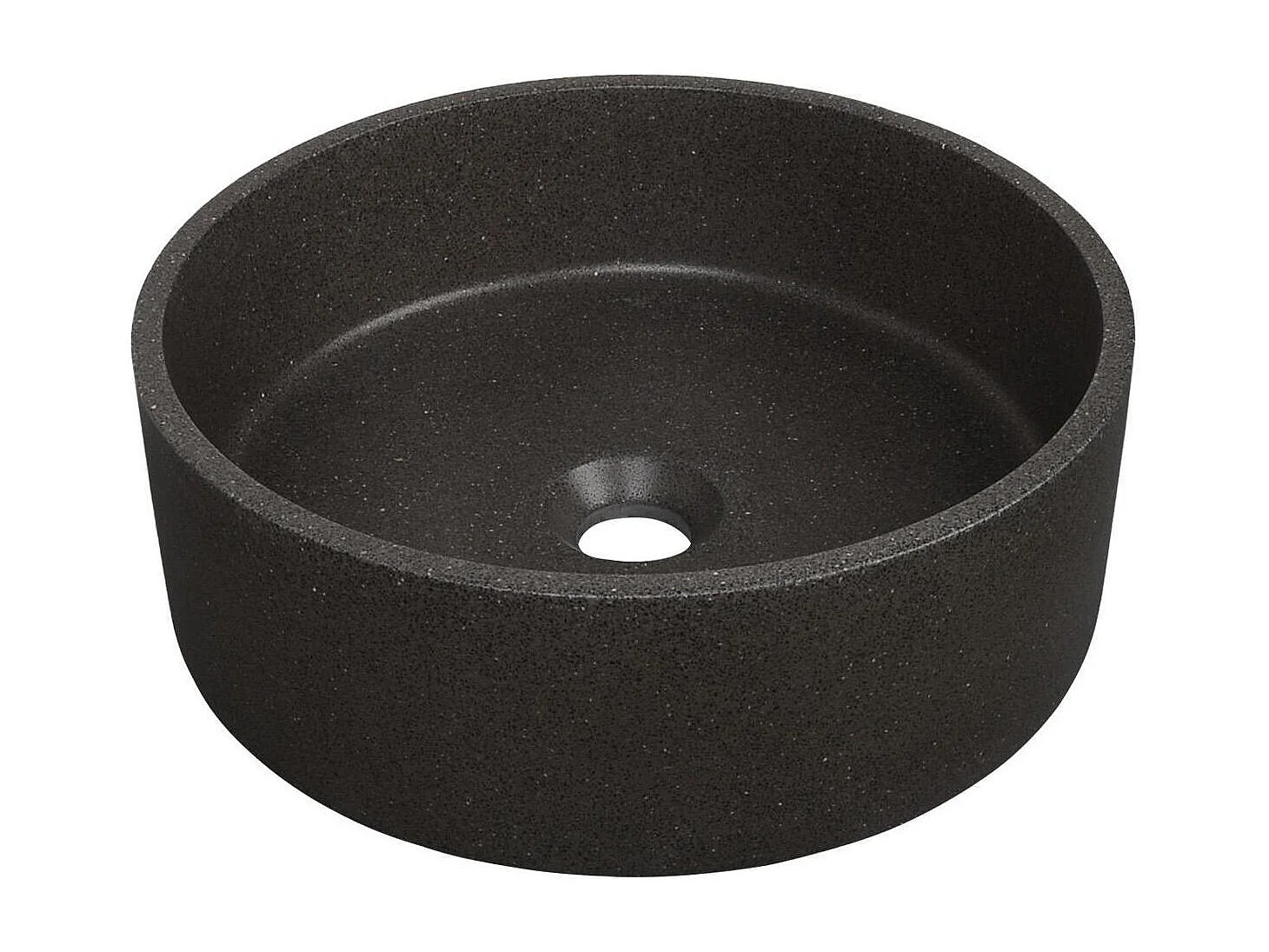 Vasque à poser ronde en grès 36cm