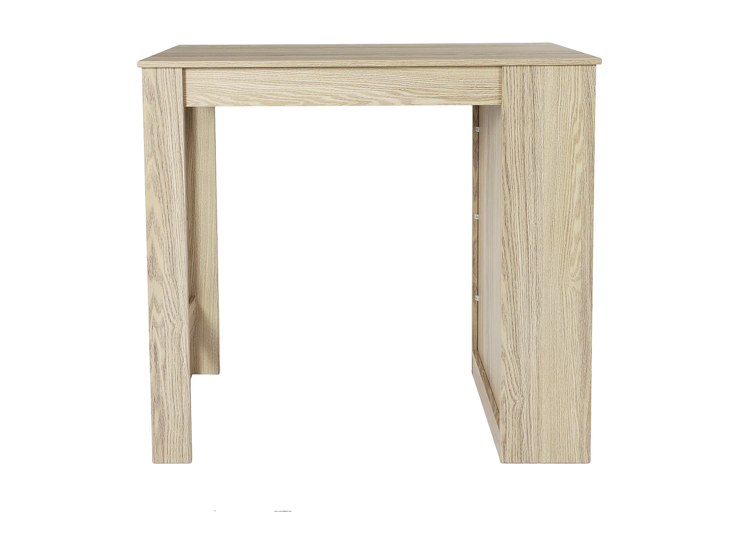 Table De Bar Mange Debout Etageres Cheers Bois Marron