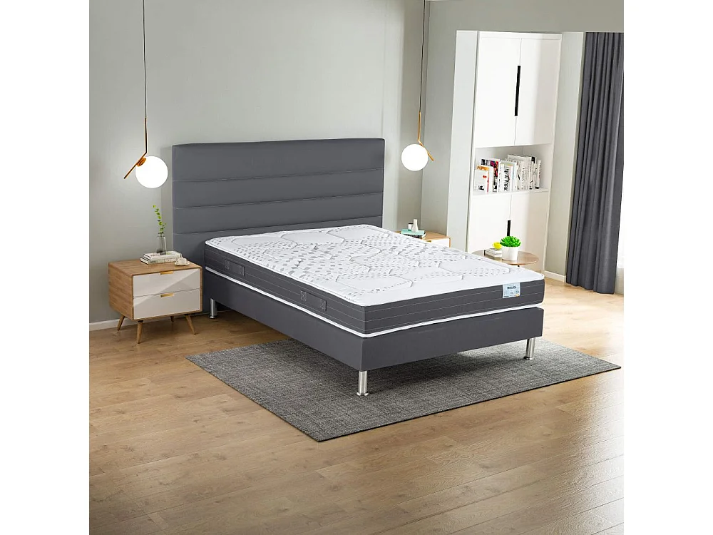 Tête de lit Gabrielle Poivre L. 170 cm - Tendance & moderne - Fabrication française