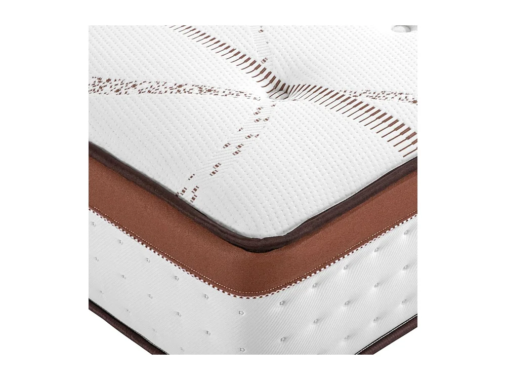 Matelas 90x190 Recif - Ressorts - Hauteur 30 cm - Soutien ferme et progressif