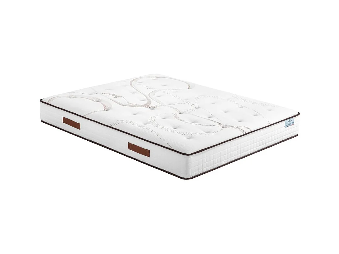 Matelas 140x190 Repere - Ressorts ensachés - Hauteur 26 cm - Soutien ferme