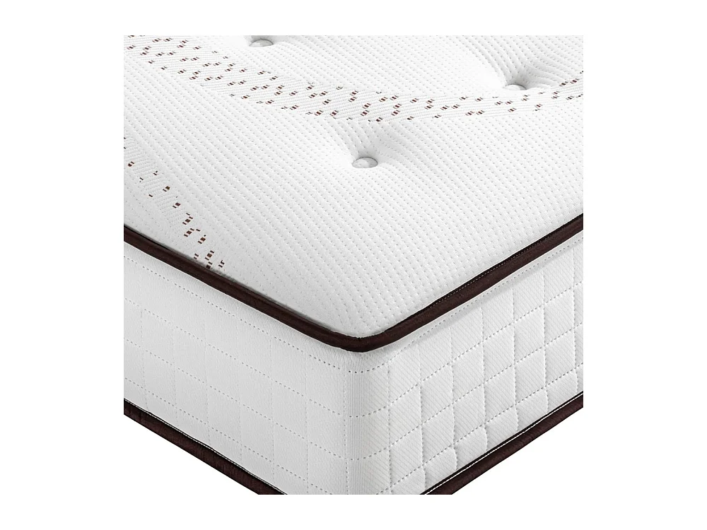 Matelas 140x190 Repere - Ressorts ensachés - Hauteur 26 cm - Soutien ferme