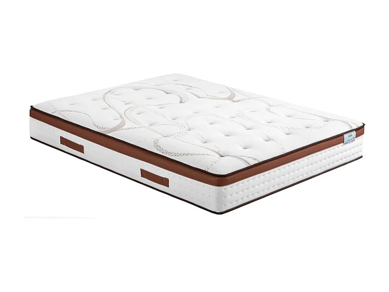 Matelas 140x200 Recif - Ressorts - Hauteur 30 cm - Soutien ferme et progressif
