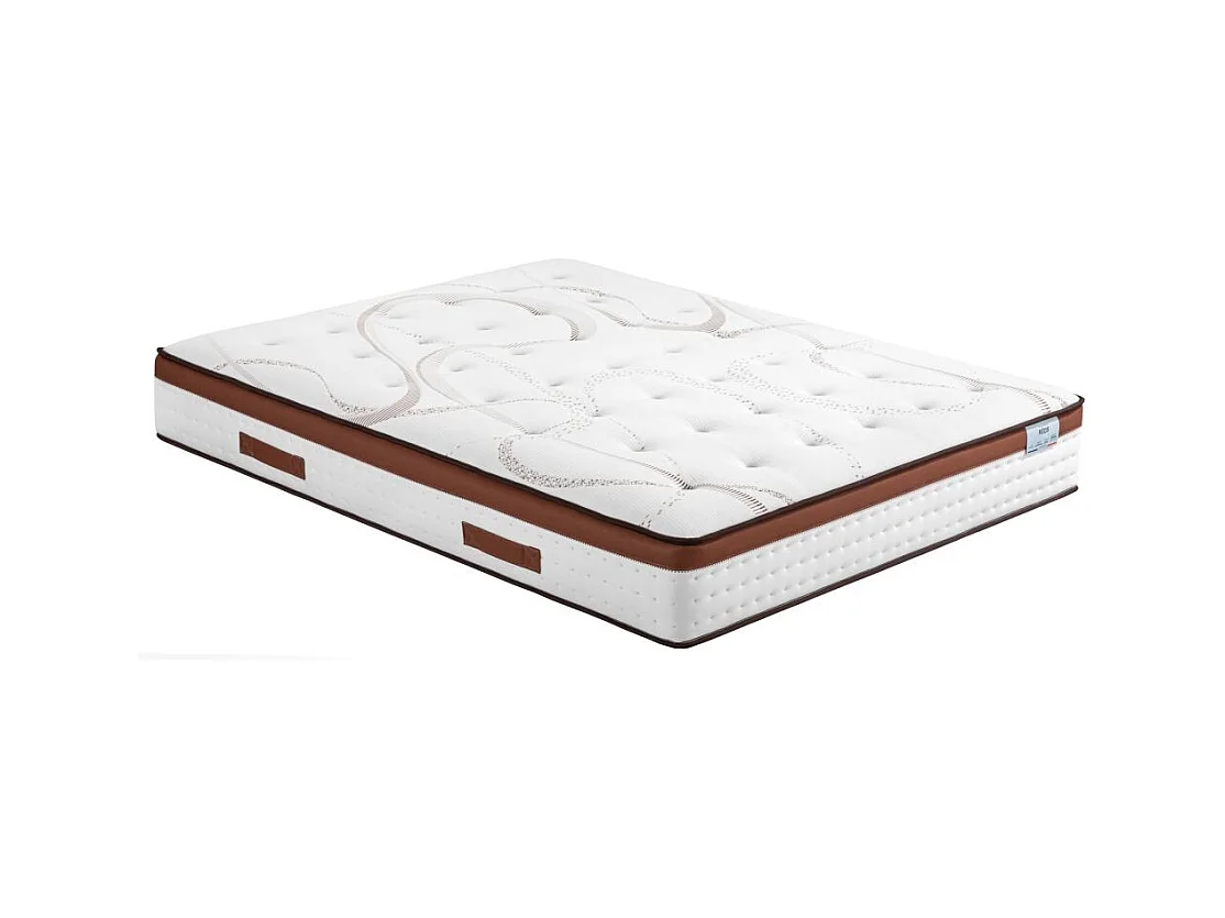 Matelas 140x200 Recif - Ressorts - Hauteur 30 cm - Soutien ferme et progressif