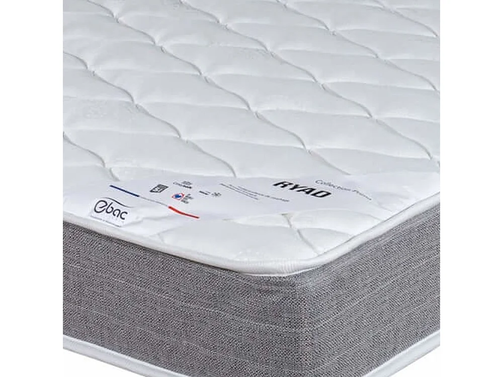 Matelas Ryad + sommier tapissier Omega - 2x90x190 - Ressorts - Hauteur 21 cm