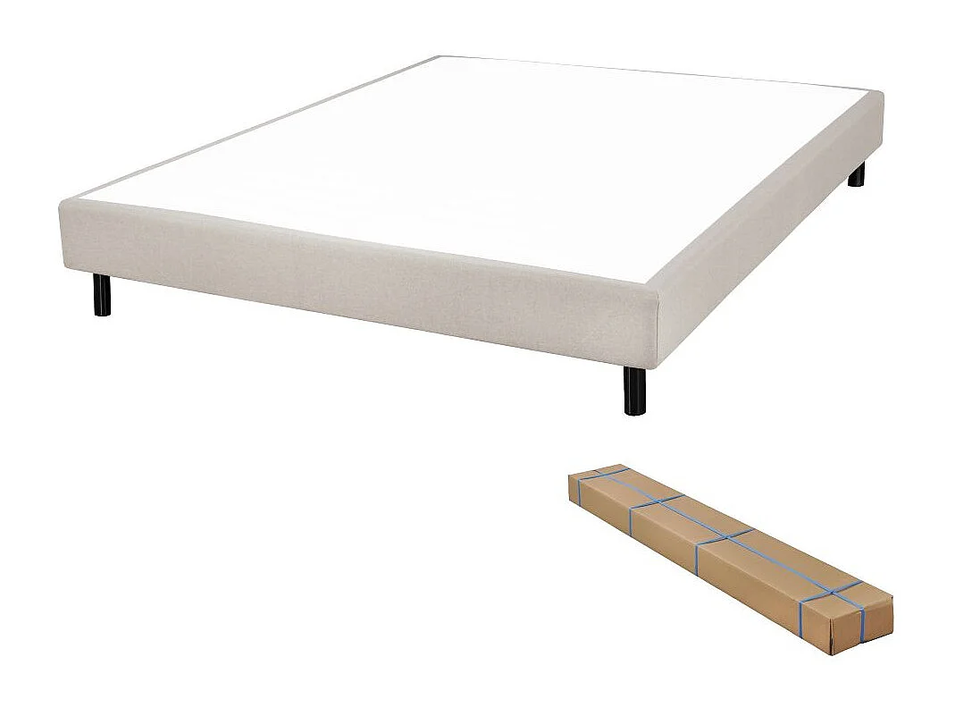 Matelas Ryad + sommier Newkit - 160x200 - Ressorts - Hauteur 21 cm - Très ferme