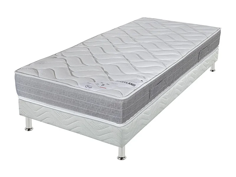 Matelas Maryland + sommier tapissier Omega - 90x190 - Mousse - Hauteur 20 cm