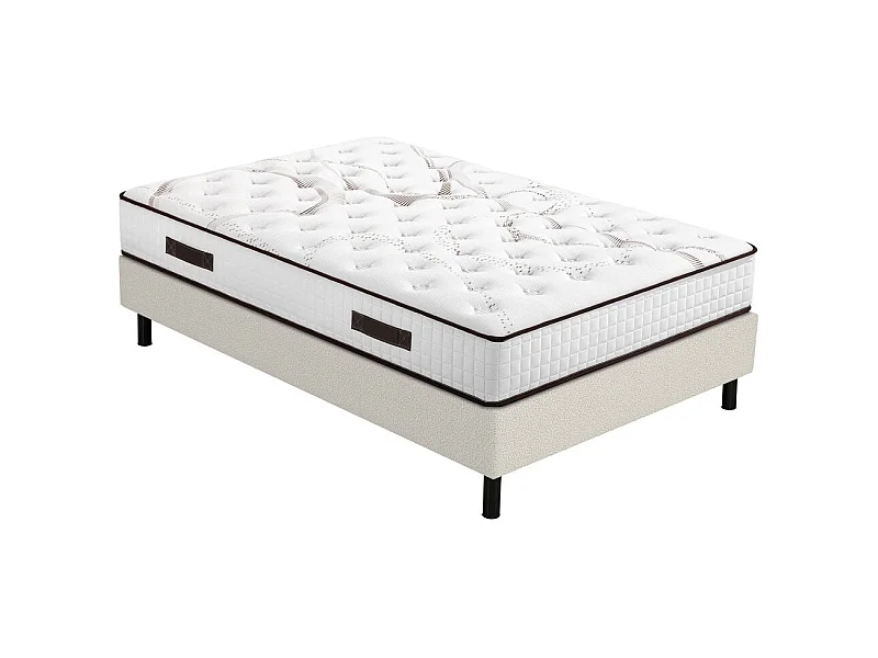 Matelas Myriade + sommier Newkit - 160x200 - Mousse - Hauteur 23 cm - Soutien medium