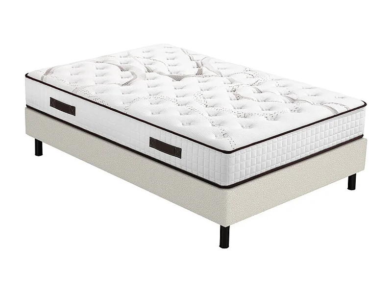 Matelas Myriade + sommier Newkit - 160x200 - Mousse - Hauteur 23 cm - Soutien medium