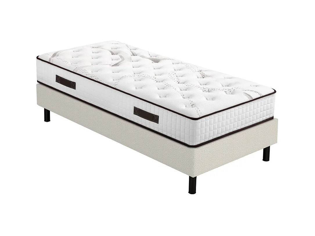 Matelas Myriade + sommier Newkit - 90x190 - Mousse - Hauteur 23 cm - Soutien medium