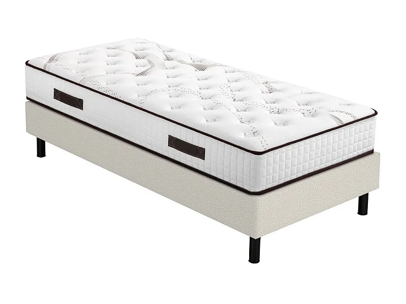 Matelas Myriade + sommier Newkit - 90x190 - Mousse - Hauteur 23 cm - Soutien medium