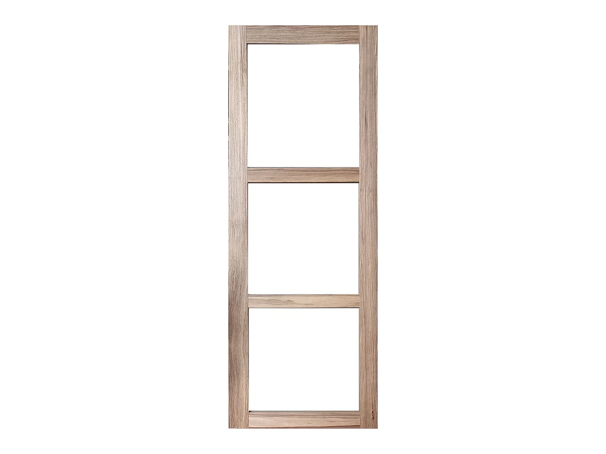 Porte Coulissante Frake Vitrage Transparent H204 X L83 + Systeme A  Galandage (sans Kit Finition) Gd Menuiseries