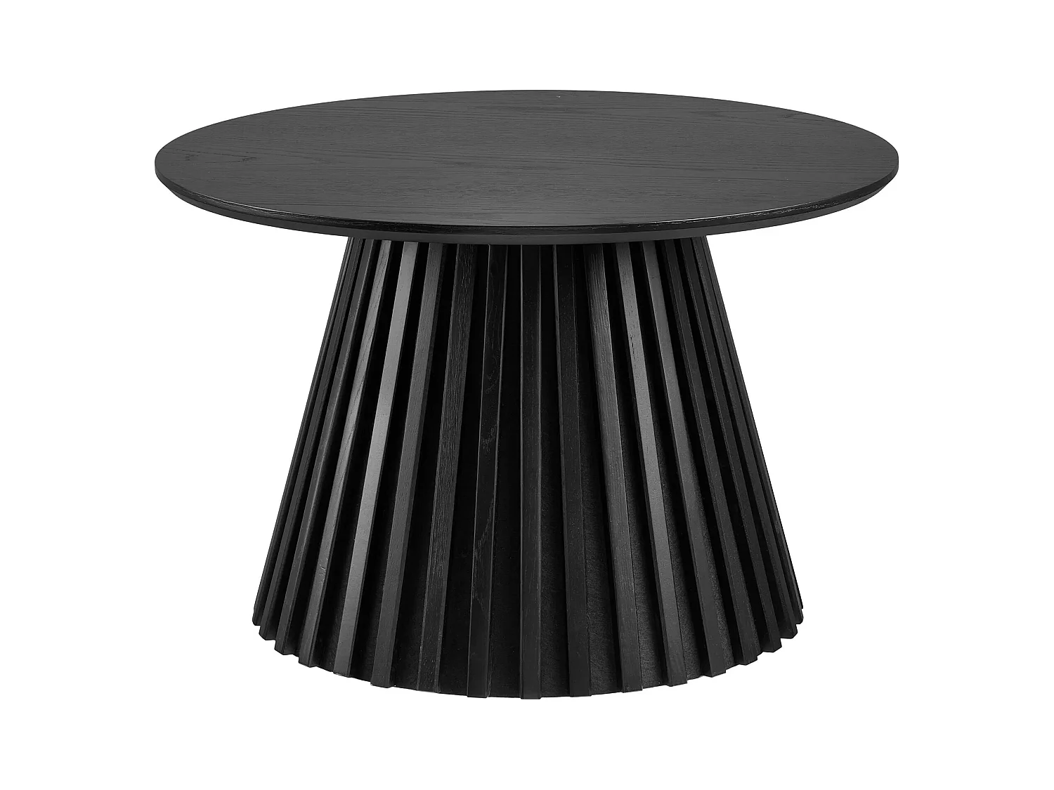 Table basse ronde LANZA Ø70cm-Noir