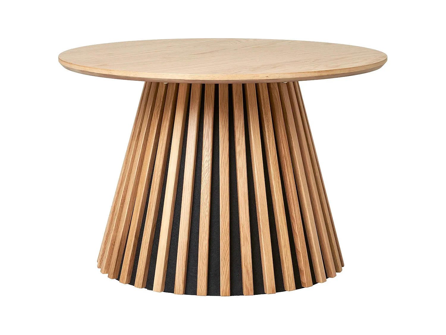 Table basse ronde LANZA Ø70cm-Noir