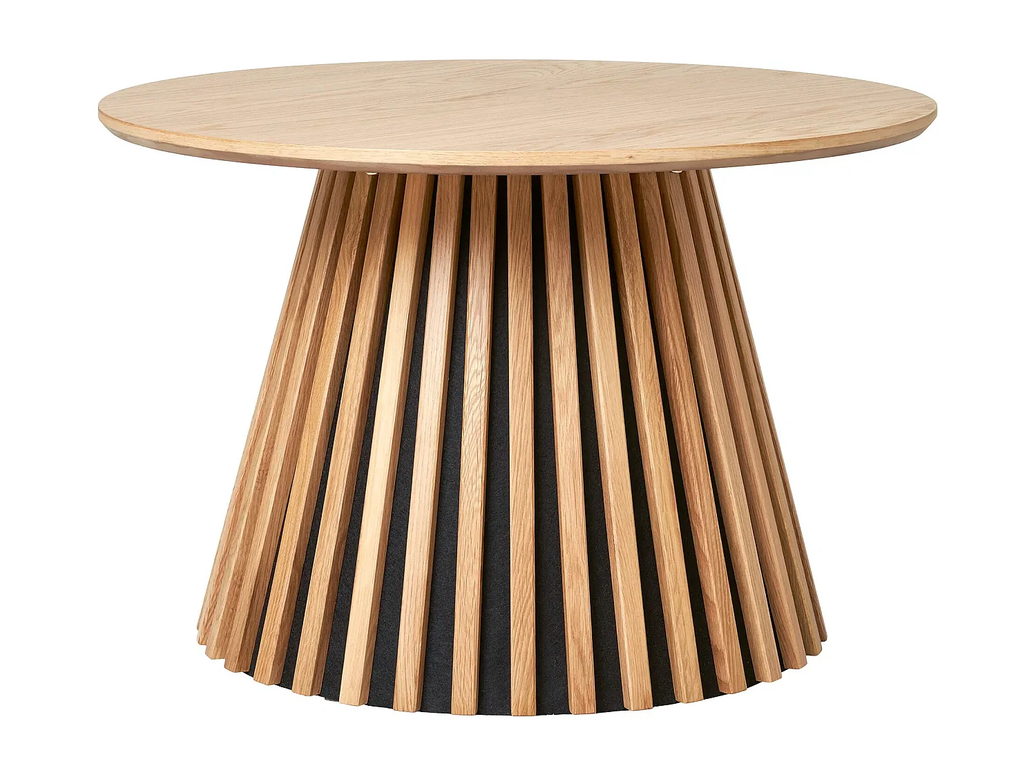 Table basse ronde LANZA Ø70cm-Noir