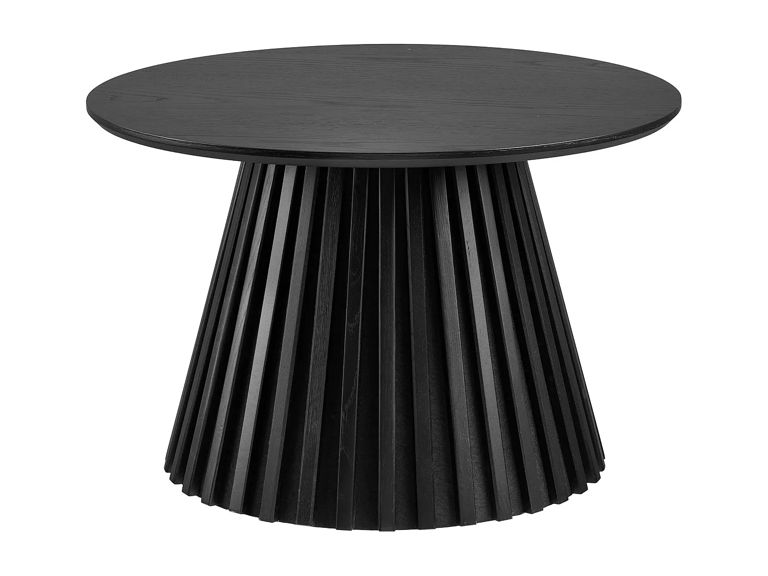 Table basse ronde LANZA Ø70cm-Noir