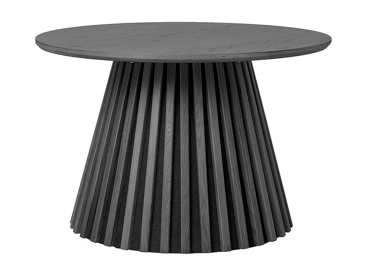 Osaka Couchtisch Ø70cm schwarz.