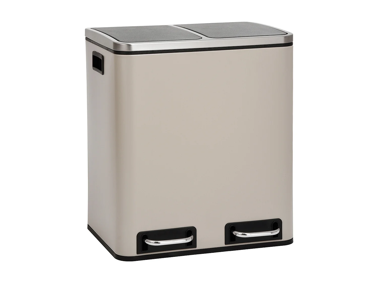 SVITA TM2X15 Poubelle 30 compartiments avec système de tri des déchets taupe