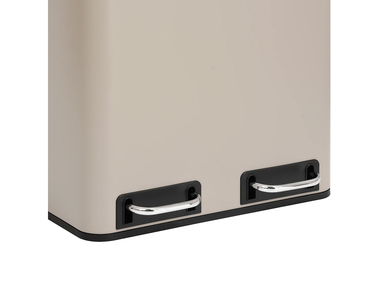 SVITA TM2X15 Poubelle 30 compartiments avec système de tri des déchets taupe