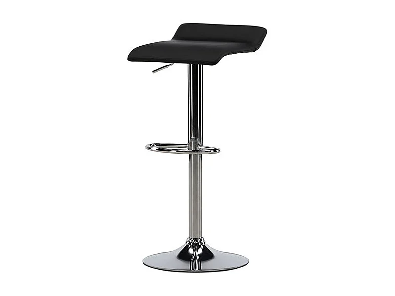 Jonna tabouret de bar cuir PU noir.