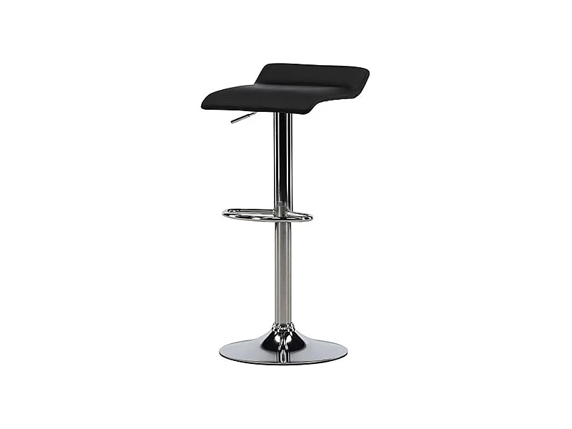 Jonna tabouret de bar cuir PU noir.