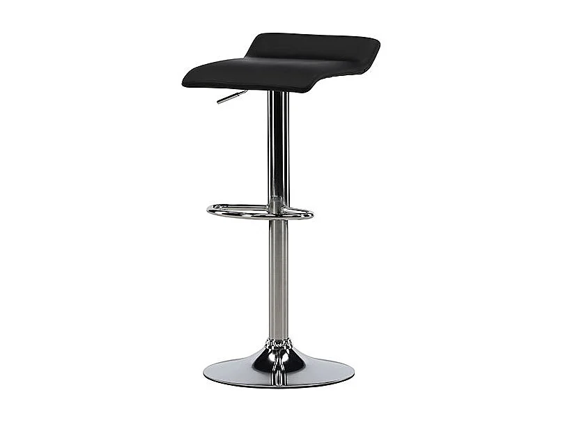 Jonna barstoel PU kunstleer zwart.