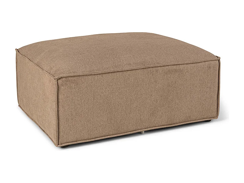 Box Pouf beige, braun.
