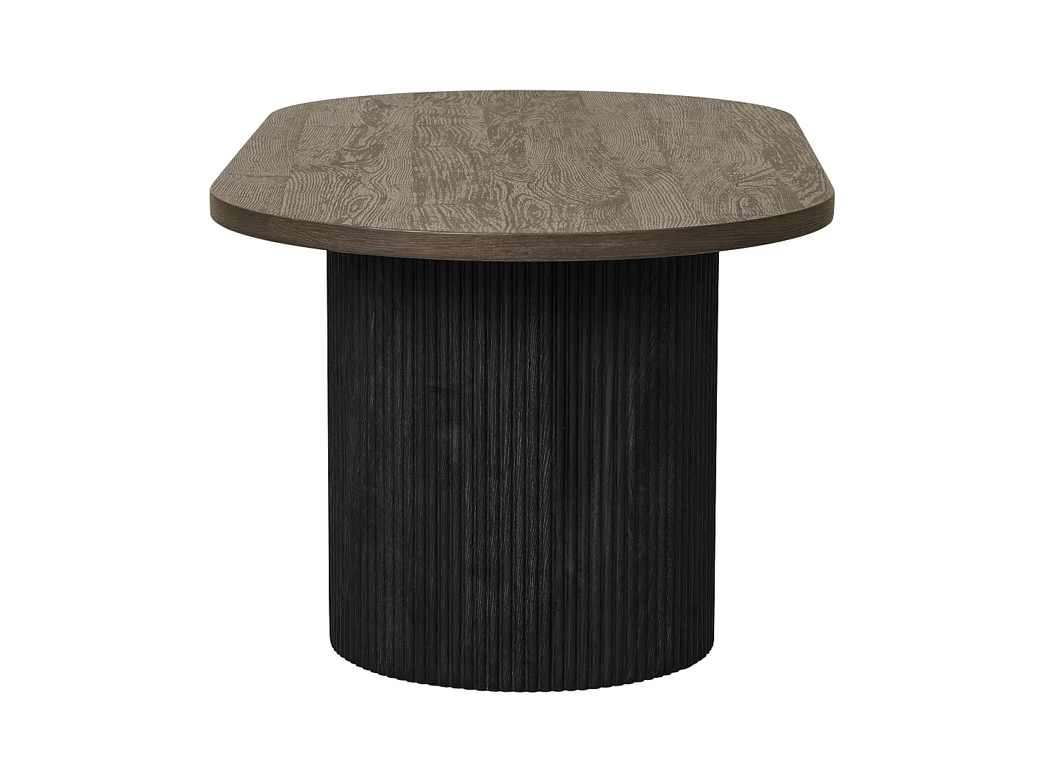 Table basse ovale BOAVISTA 120cm-Marron