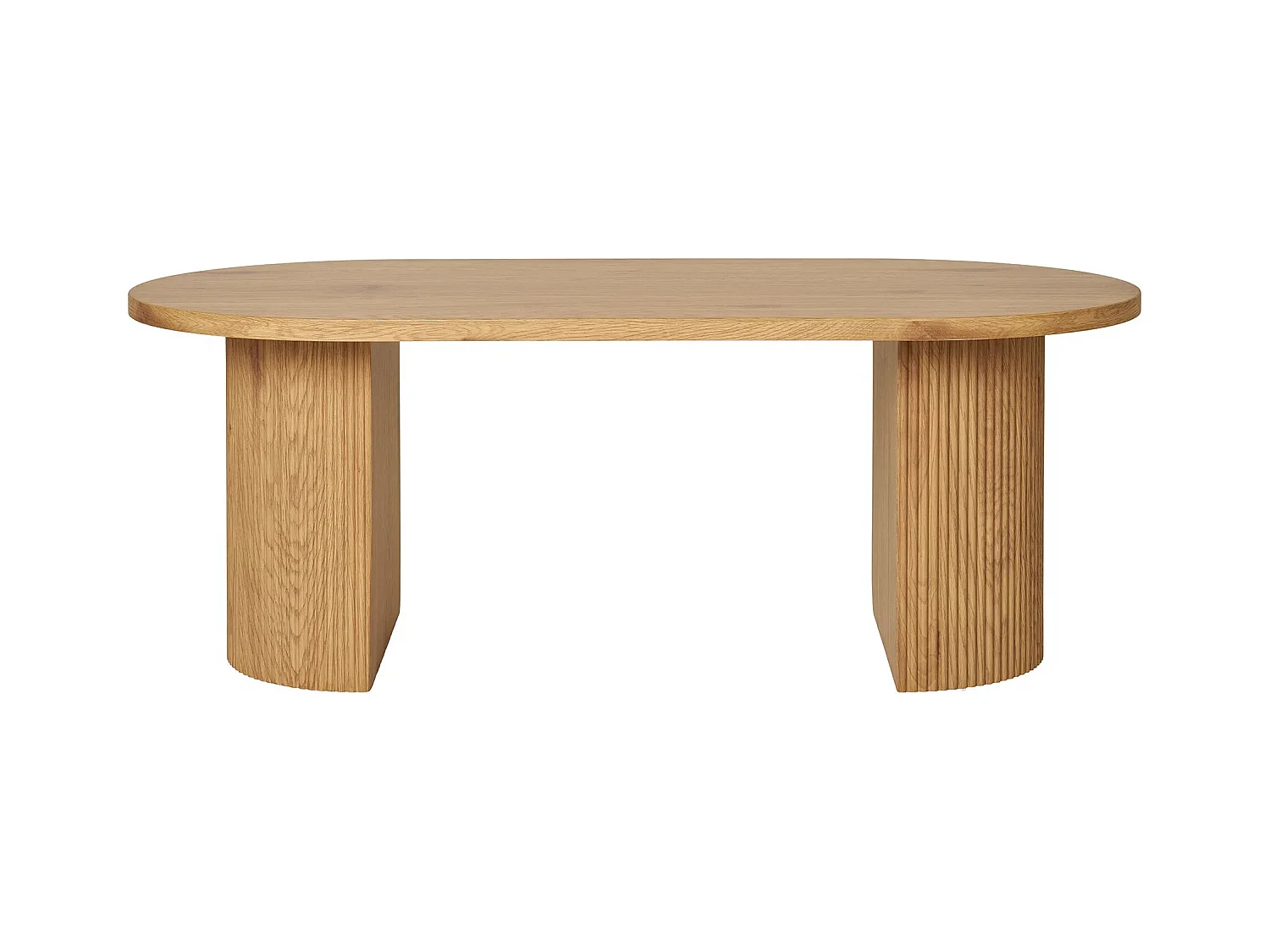 Table basse ovale BOAVISTA 120cm-Marron