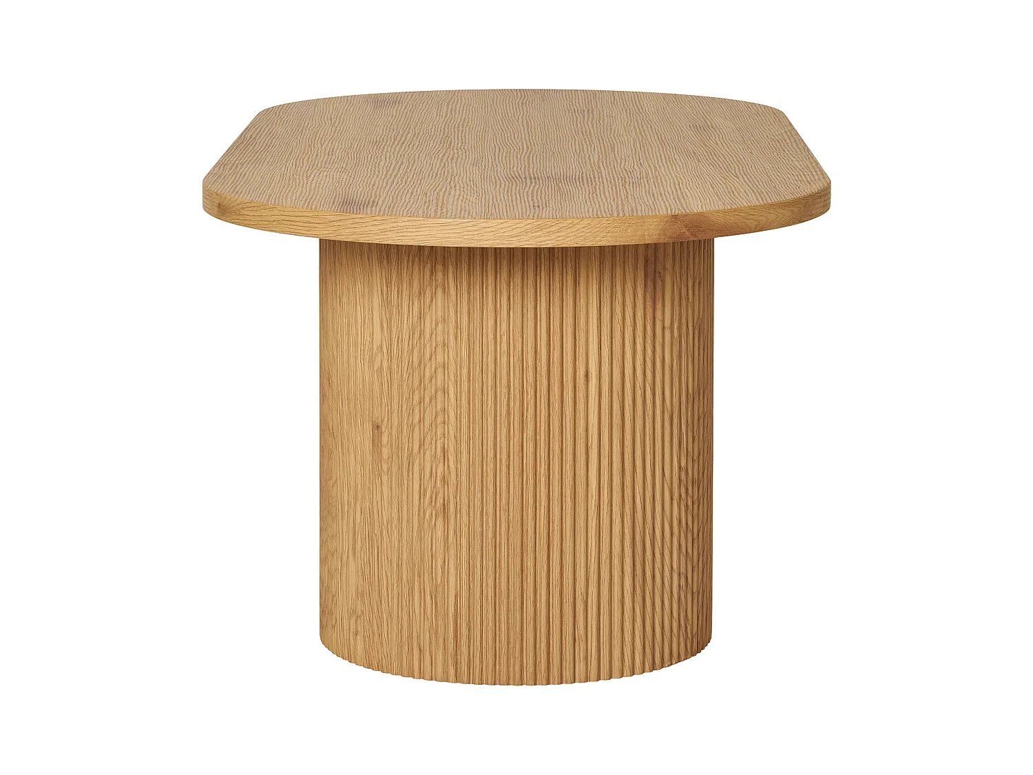 Table basse ovale BOAVISTA 120cm-Marron