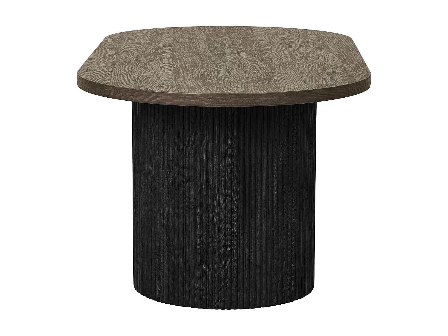 Table basse ovale BOAVISTA 120cm-Marron