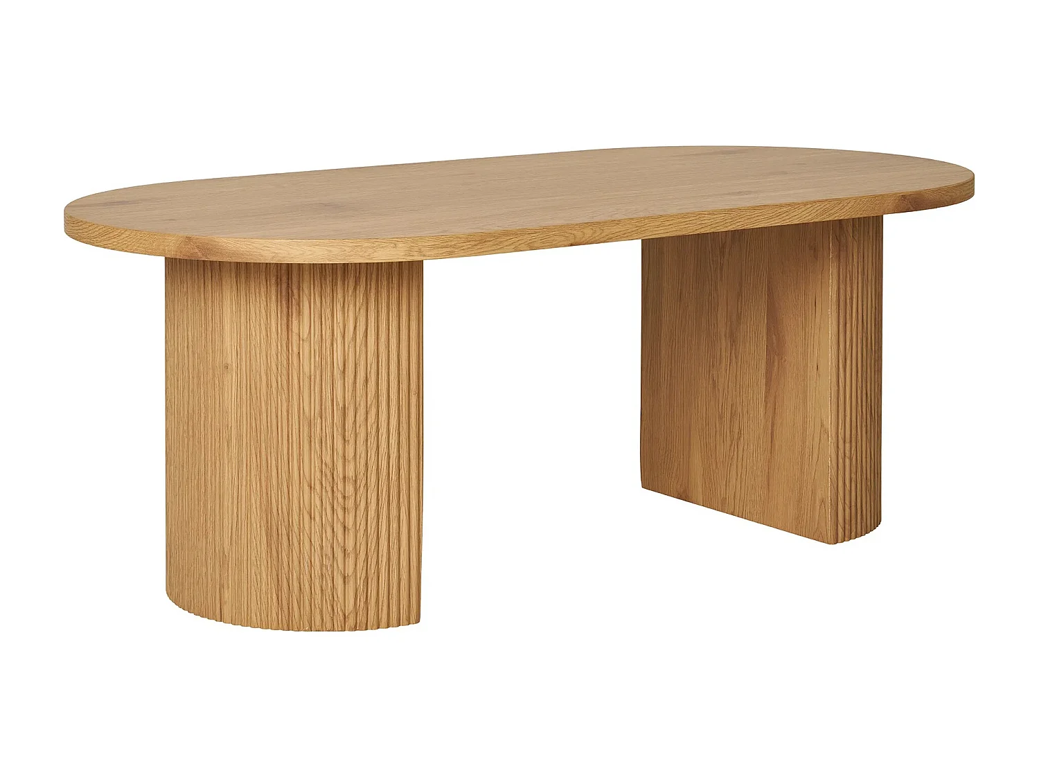 Table basse ovale BOAVISTA 120cm-Marron