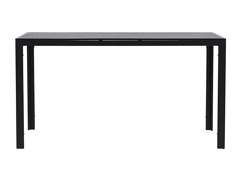 Mirko Gartentisch schwarz.