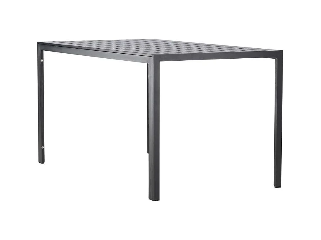 Table de Jardin "Mirko" 140cm Noir
