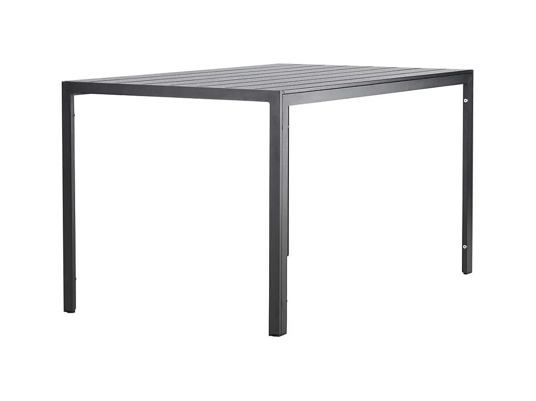 Table de Jardin "Mirko" 140cm Noir