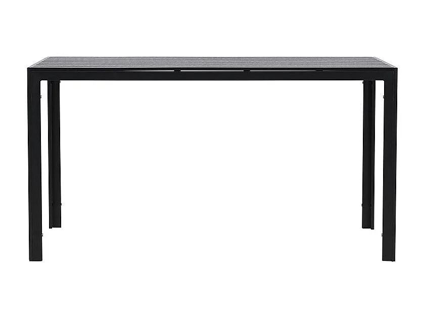 Table de Jardin "Mirko" 140cm Noir